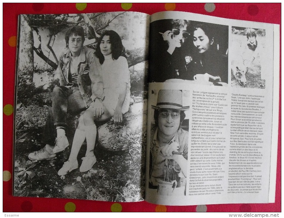 John Lennon. Beatles. édition spéciale 1980 mort de John Lennon. 52 pages de photos.