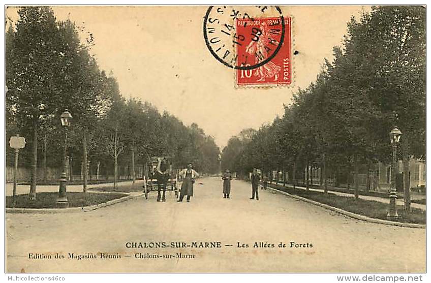 51 - 240615b - CHALONS SUR MARNE - Les Allées De Forêts - Attelage Cheval - Châlons-sur-Marne