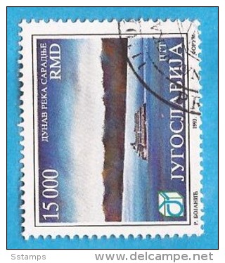 1993 2628-29  JUGOSLAVIJA EUROPA JUGOSLAWIEN  DANUBIO  USED - Gebraucht