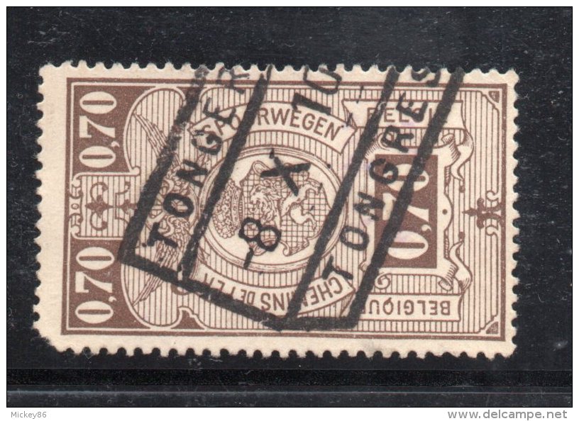 Belgique--Colis Postaux N°143 Oblitéré --19??-- Cachet  Rectangle  TONGRES  Du 8-X-19??-- - Altri & Non Classificati