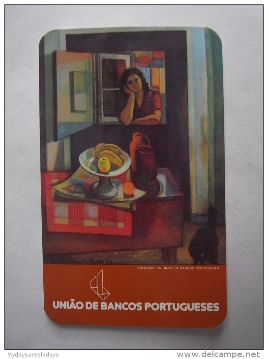 1 CALENDAR SMALL - BANCO BANCA BANK PORTUGAL - Petit Format : 1981-90