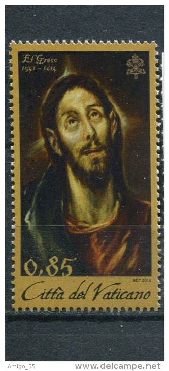 VATICAN / VATIKAN 2014. El Greco, 400th Anniversary Of Death, Art, Painting.  MNH (**) - Unused Stamps