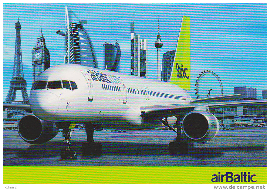 AIRBALTIC, Official Postcard (Summer 2011) - Publicidad