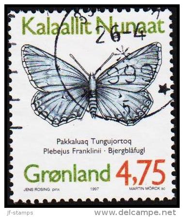 1997. Greenlandic Butterflies. 3,00 Kr. Yellow Fluor. Paper. (Michel: 304x) - JF175410 - Nuevos