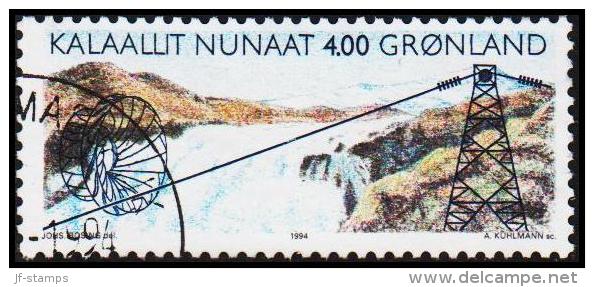 1994. Electric Power Plant In Buksefjorden. 4,00 Kr.  (Michel: 246) - JF175371 - Unused Stamps