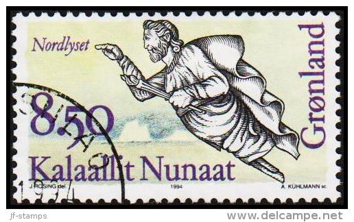 1994. Figureheads Series I.  8,50 Kr. Nordlyset (Michel: 253) - JF175369 - Unused Stamps