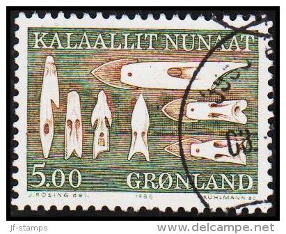 1988. Ethnographical Designs Series III. 5,00 Kr. Green. (Michel: 187) - JF175323 - Nuovi