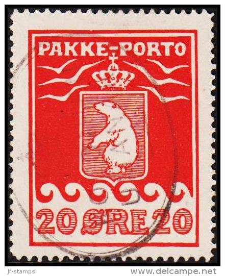 1916. PAKKE PORTO. 20 øre Red. Thiele. Perf 11 ½. KOLONIEN UMANAK. (Michel: 9A) - JF175231 - Colis Postaux