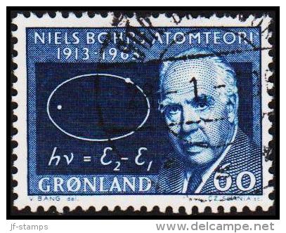 1963. Niels Bohr. 60 Øre  (Michel: 63) - JF175256 - Neufs