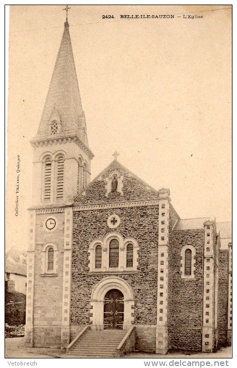 SAUZON = L'ÉGLISE - Belle Ile En Mer