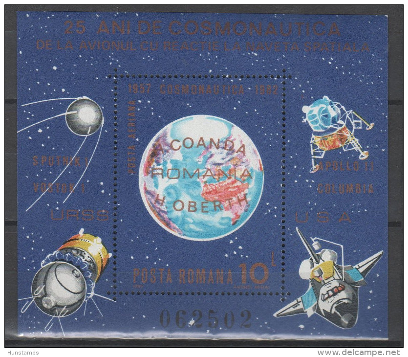 Romania 1984. Space Nice Sheet MNH (**) Michel: 6 EUR - Neufs