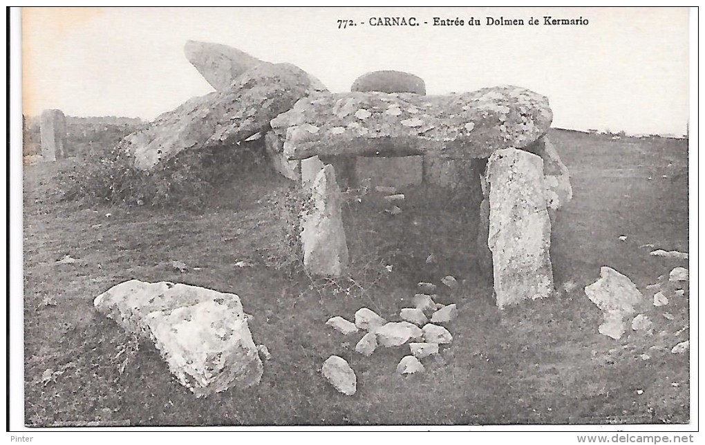 CARNAC - Entrée Du DOLMEN De KERMARIO - Dolmen & Menhirs