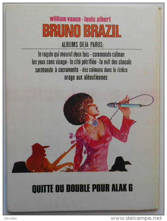 Bruno Brazil par Vance lot de 7 BD en EO & réédition