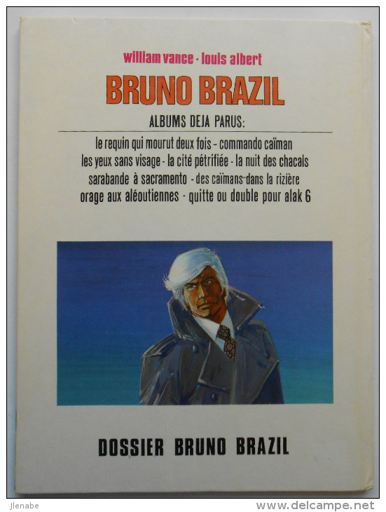 Bruno Brazil par Vance lot de 7 BD en EO & réédition