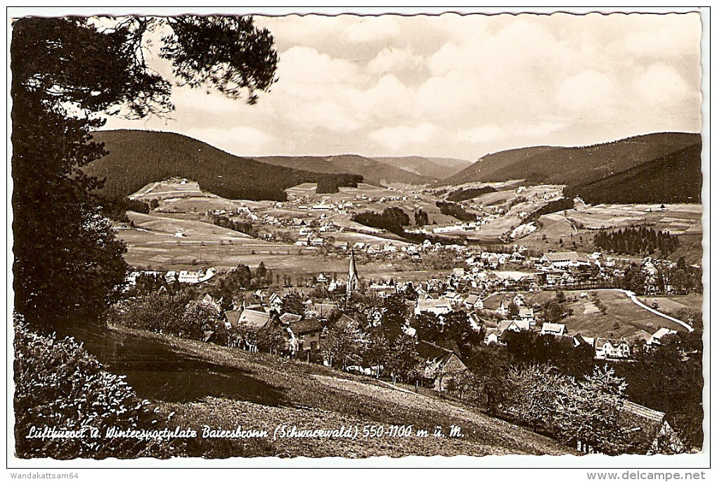 AK Luftkurort U. Wintersportplatz Baiersbronn Schwarzwald) 550-1100 M ü. M. 09.06.58-10 (14b) FREUDENSTADT K - Baiersbronn