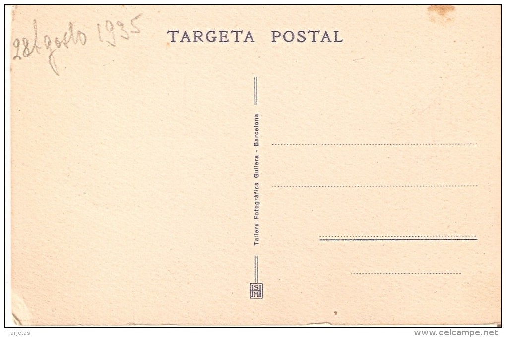 2 POSTAL DEL SANTUARI DE LA SALUT DEL AÑO 1935 (GUILERA) - Gerona