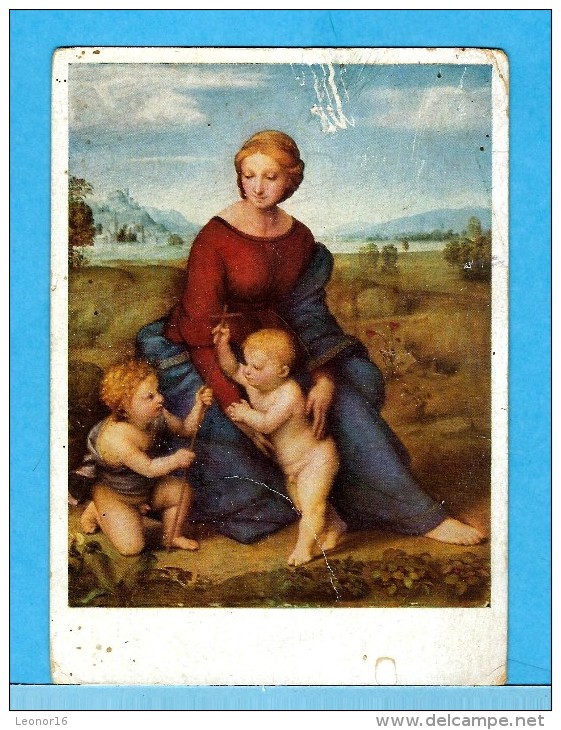 RAFFAEL Sanzio (*1483 - +1520) -  ** MADONNA IM GRÜNEN **  -  Verlag : WIECHMANN De Starnberg  N° 134 - Pittura & Quadri