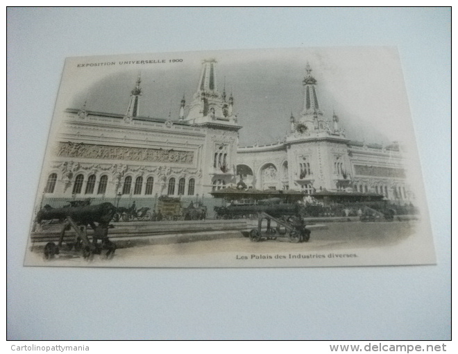 ESPOSIZIONE EXPOSITION DE 1900 LES PALAIS DES INDUSTRIES DIVERSES  CANNONI - Esposizioni