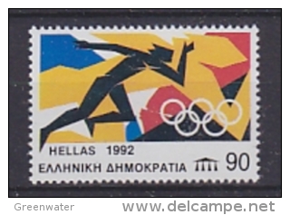 Greece 1992 Olympic Sommergames Barcelona "Laufen" 1v ** Mnh (22571D) - Zomer 1992: Barcelona