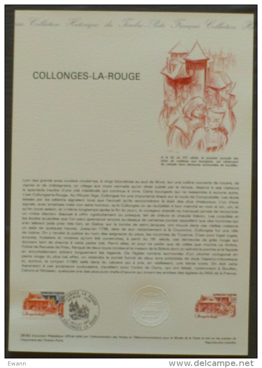 COLLECTION HISTORIQUE - YT N°2196 - COLLONGES LA ROUGE - 1982 - 1980-1989