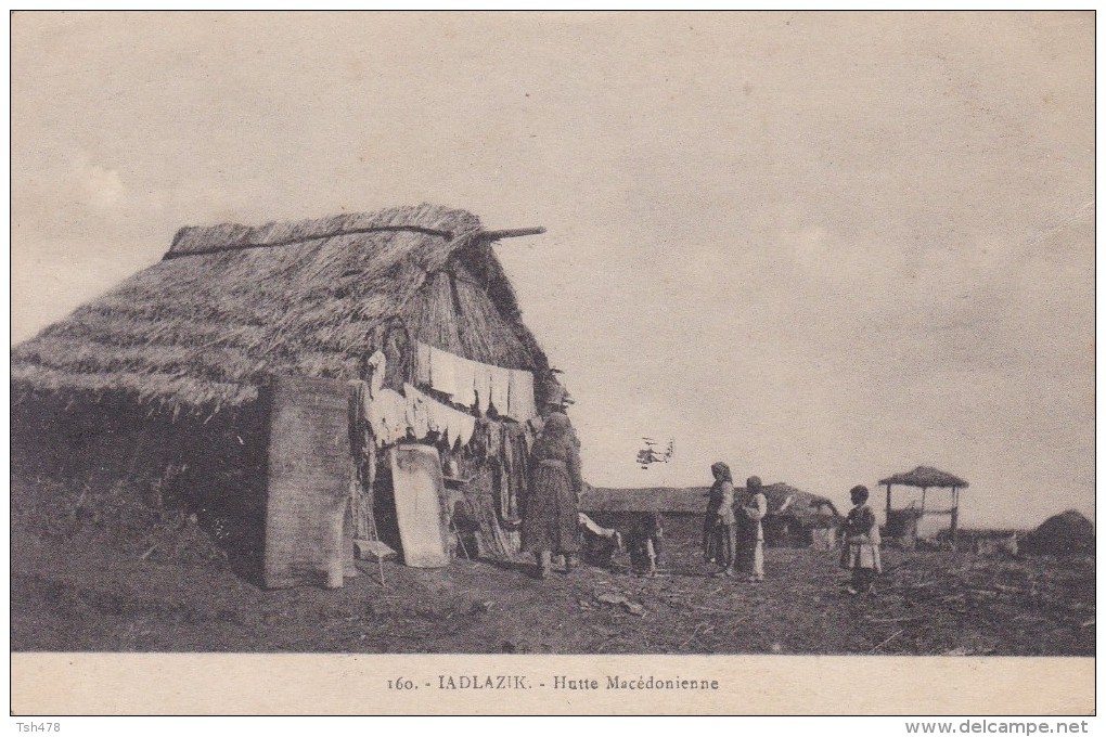 MACEDOINE---IADLAZIK---hutte Macédonienne---voir 2 Scans - Macédoine Du Nord