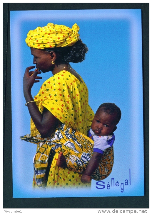 SENEGAL  -  Mother And Child  Unused  Postcard As Scan - Senegal