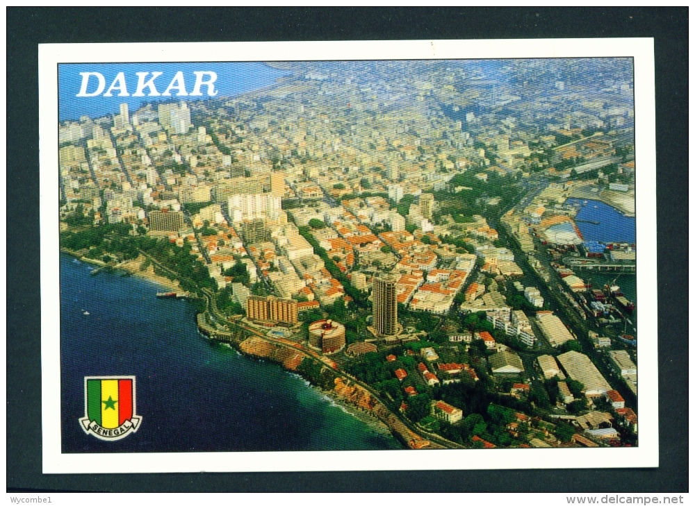 SENEGAL  -  Aerial View Of Dakar  Unused  Postcard As Scan - Senegal