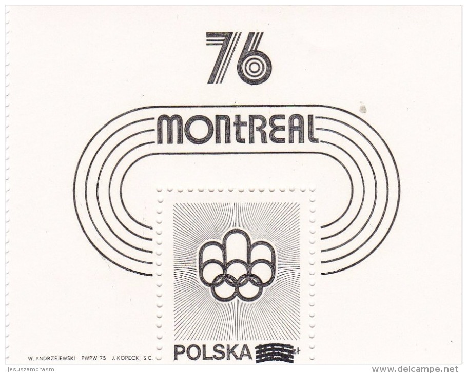 Polonia Hb En Negro - Verano 1976: Montréal