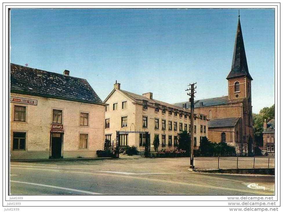 MORIALME ..-- FLORENNES ..-- L ´ Eglise Et  " Notre Maison " . - Florennes