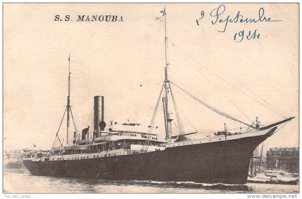 Bateaux - S.S. Manouba - Steamers