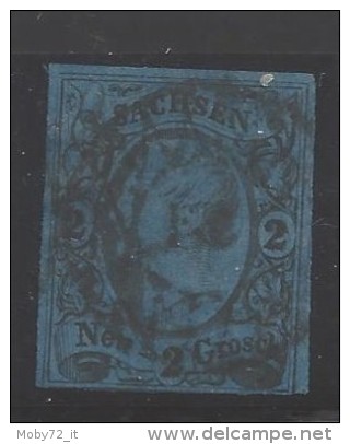 Sachsen - 1855 - Usato/used - Johann I - Mi N. 10 - Saxe