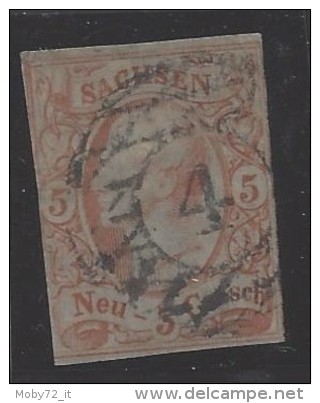 Sachsen - 1856 - Usato/used - Johann I - Mi N. 12 - Saxe