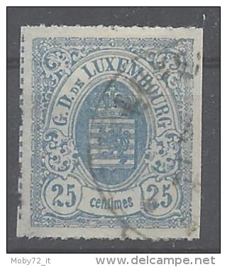 Lussemburgo - 1865/75 - Usato/used - Ordinari - Mi N. 20 - 1859-1880 Armoiries