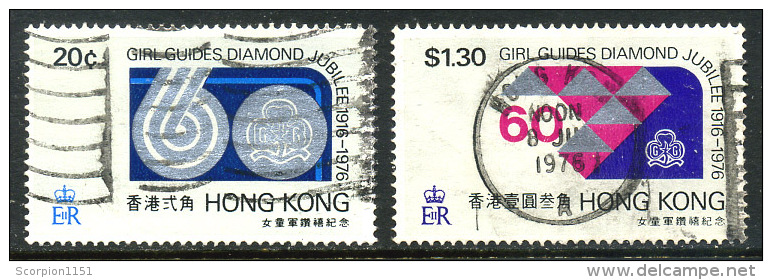 HONG KONG 1976 - Full Set Michel #324-325 Used - Other & Unclassified