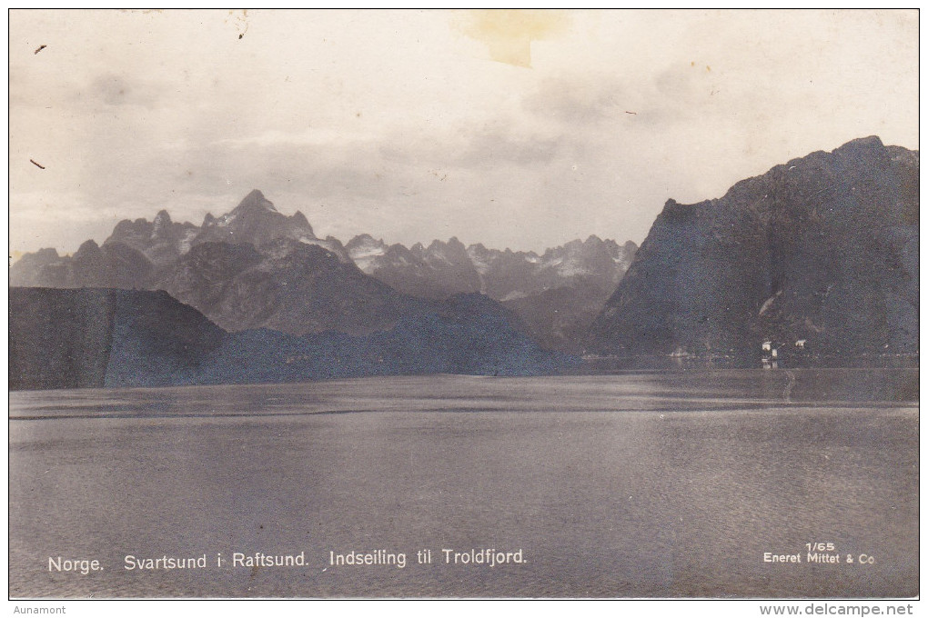 Noruega--Svartsund I Raftsund--Indseiling Til Troldfjord - Noruega