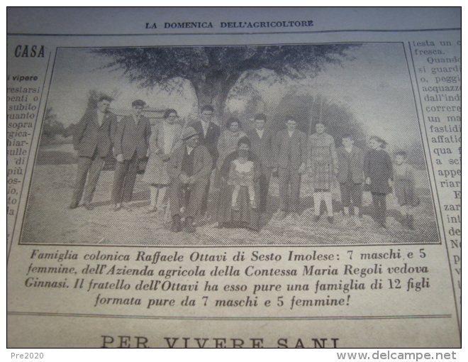 DOMENICA DELL’AGRICOLTORE 1928 MURISENGO MONFERRATO FONDI SESTO IMOLESE - Altri & Non Classificati