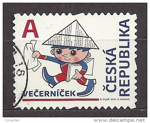Czech Republic  Tschechische Republik  2015 Gest. Mi 838 Vecernicek, Sandmännchen, TV Bedtime Story. C4 - Oblitérés