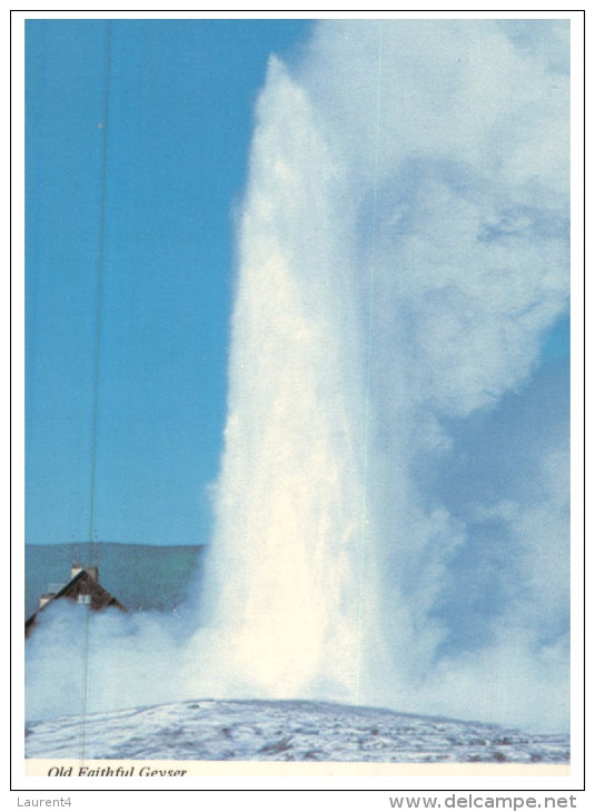 (777) USA - Yellowstone Old Faithful Geyser - Yellowstone