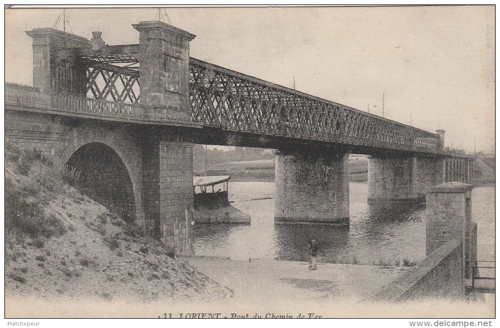 LORIENT -56- PONT DU CHEMIN DE FER - Lorient