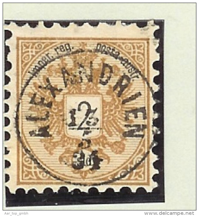Österreich Levante Mi#8 Voll-O Alexandrien 1884-5-13 - Levant Autrichien