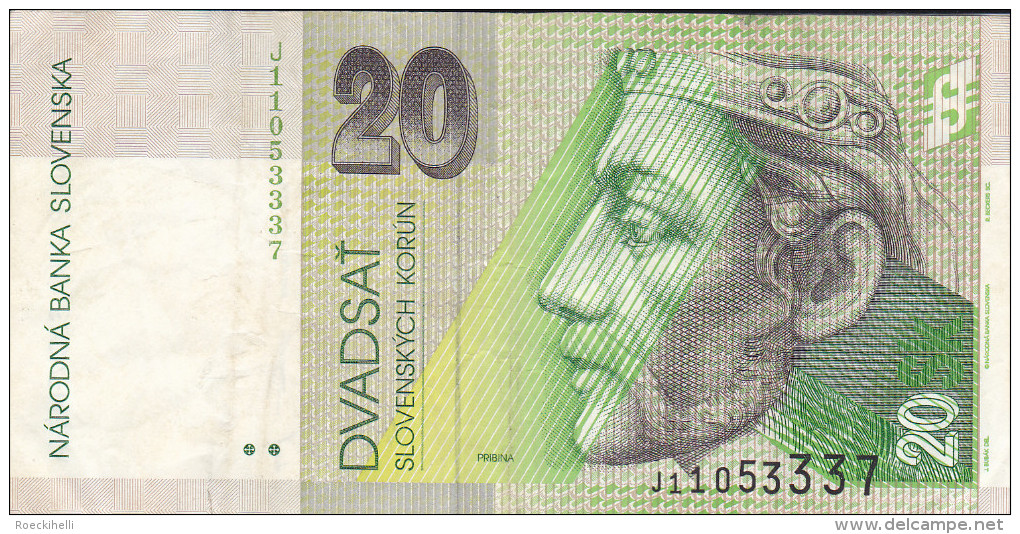 1.7.1999  -  20 Slowakische Kronen  -  Siehe Scan  (bn Slowakei 01) - Slowakei