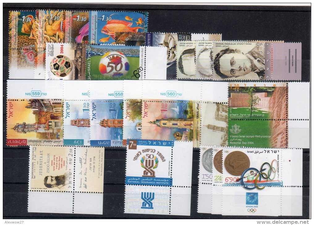 Israele / Israel  2004 -- Lotto Serie Con Tab -- ** MNH / VF - Ungebraucht (mit Tabs)