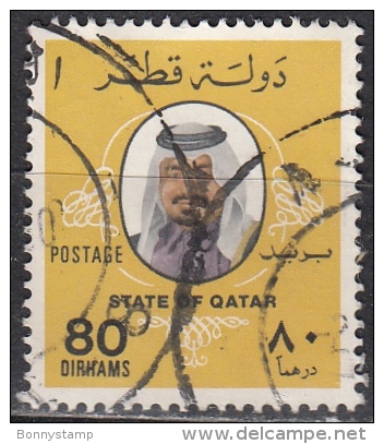 Qatar, 1979 - 80d Sheik Khalifa - Nr.550 Usato° - Qatar