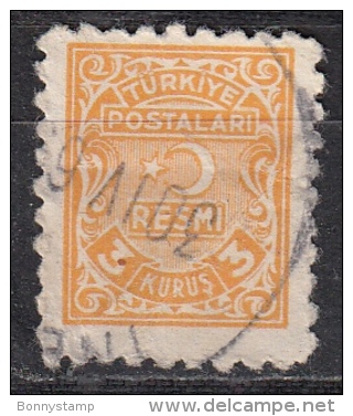 Turchia, 1948 - 3k Postalari - Nr.O4 Usato° - Oblitérés