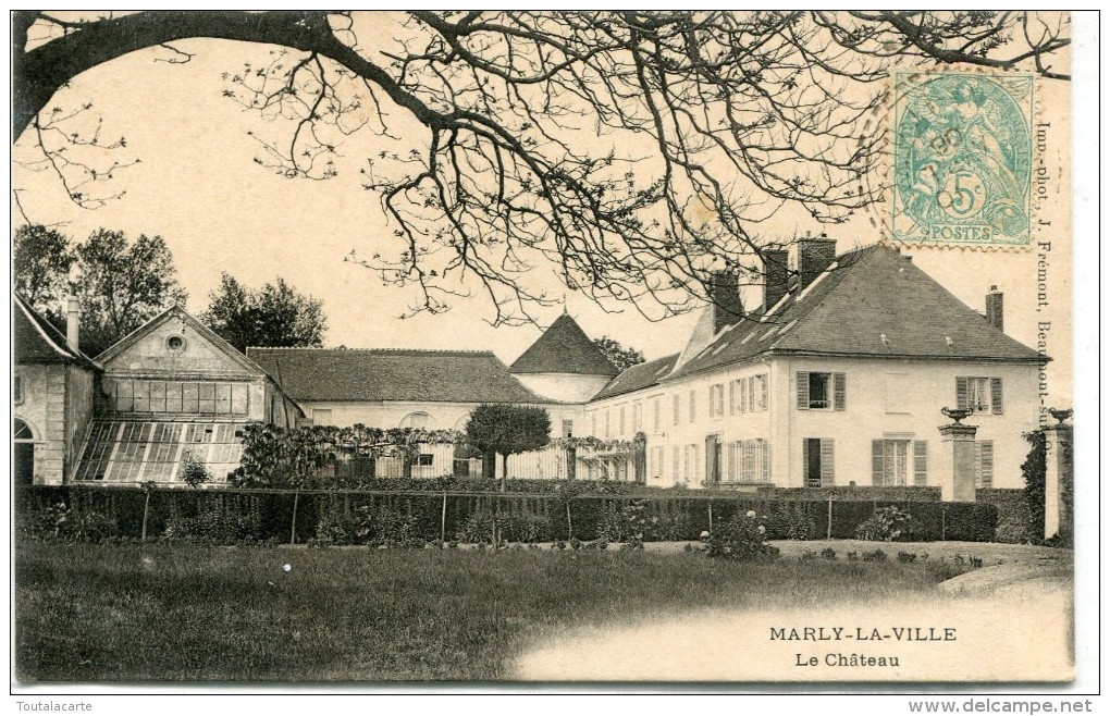 CPA 95 MARLY LA VILLE LE CHATEAU - Marly La Ville