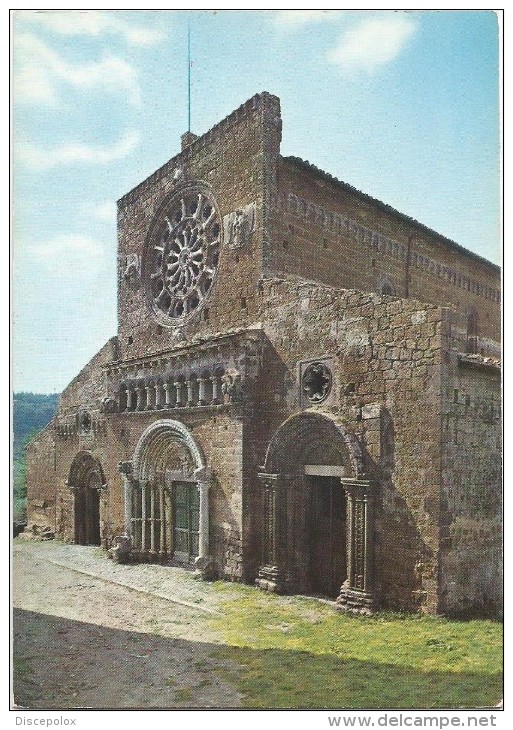 M3079 Tuscania (Viterbo) - Basilica Di Santa Maria Maggiore - La Facciata / Non Viaggiata - Altri & Non Classificati