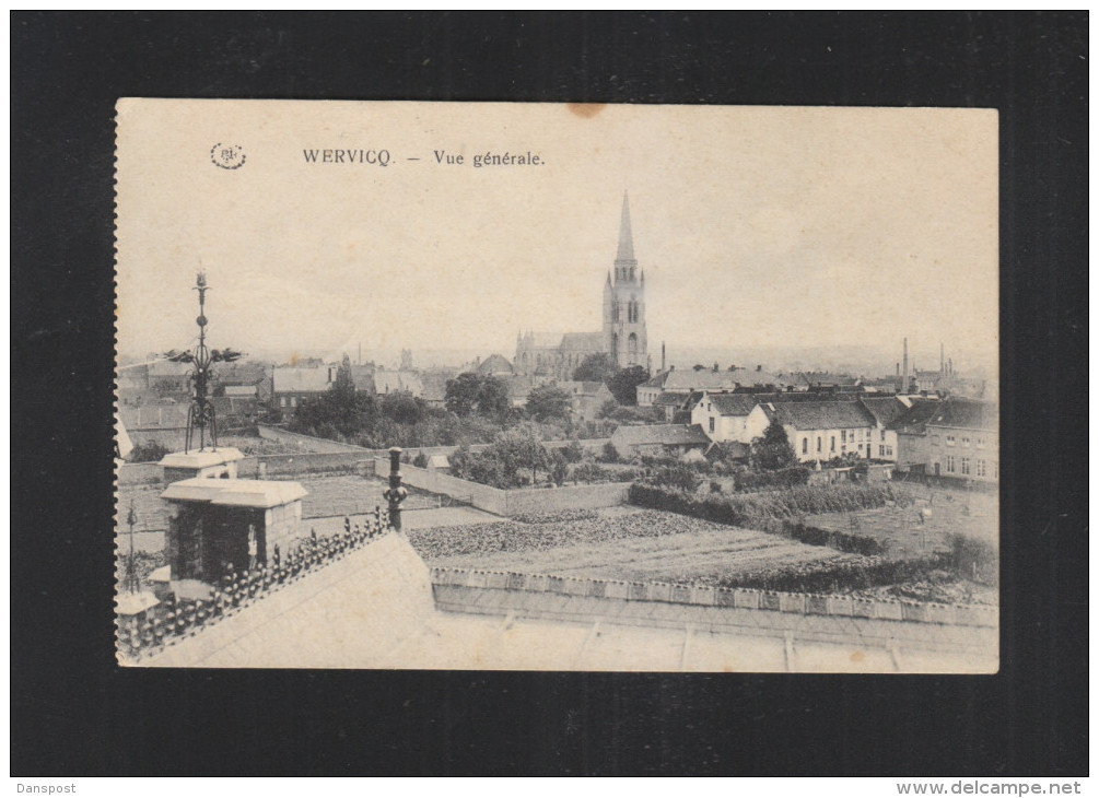 Carte Postale Wervicq Vue Generale - Wervik