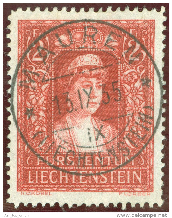 Liechtenstein 1935 Fürstin Elsa Voll-O Mauren 1935-09-13 Zu#119 Mi#140 - Oblitérés