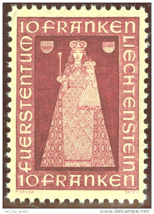 Liechtenstein 1941 Madonna 10Fr. Zu#150 Mi#197 ** Postfrisch - Neufs