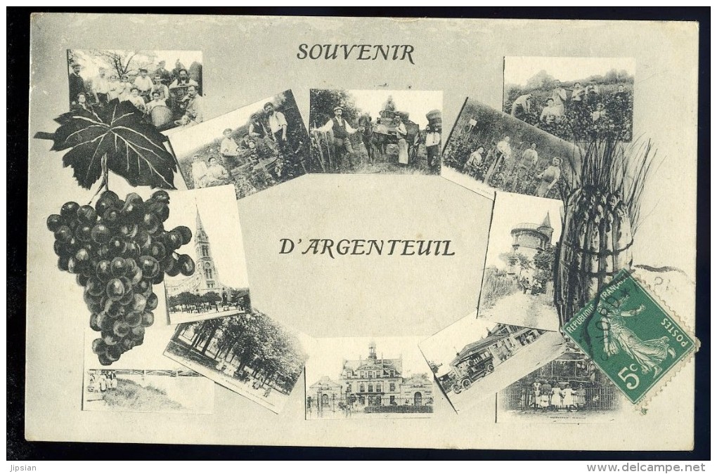 Cpa Du 95 Souvenir D' Argenteuil      FRM 19 - Argenteuil